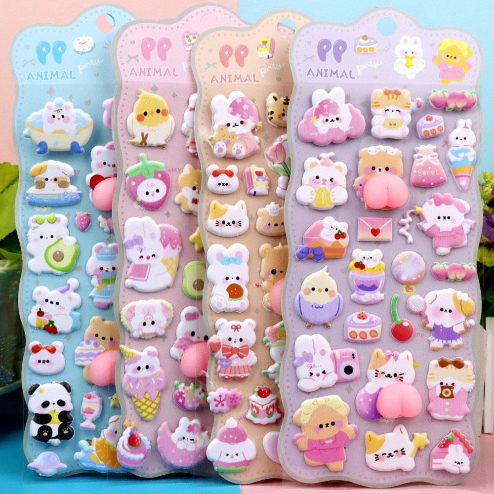 Resin Art Phone Case - 2/4 peças 3d macio bonito bunda