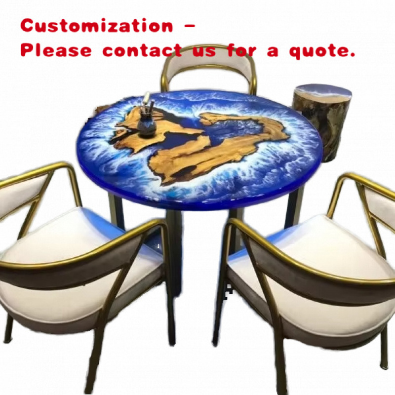 Resin Art Design For Wedding - Mesa de Jantar Retangular de Resina