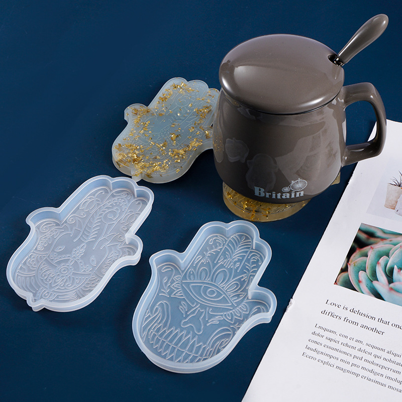 Resin Art Mold - 1 pçs diy coaster mão de