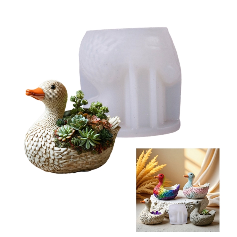 Resin Art Unique Ideas - Textura silicone molde pato silicone reutil