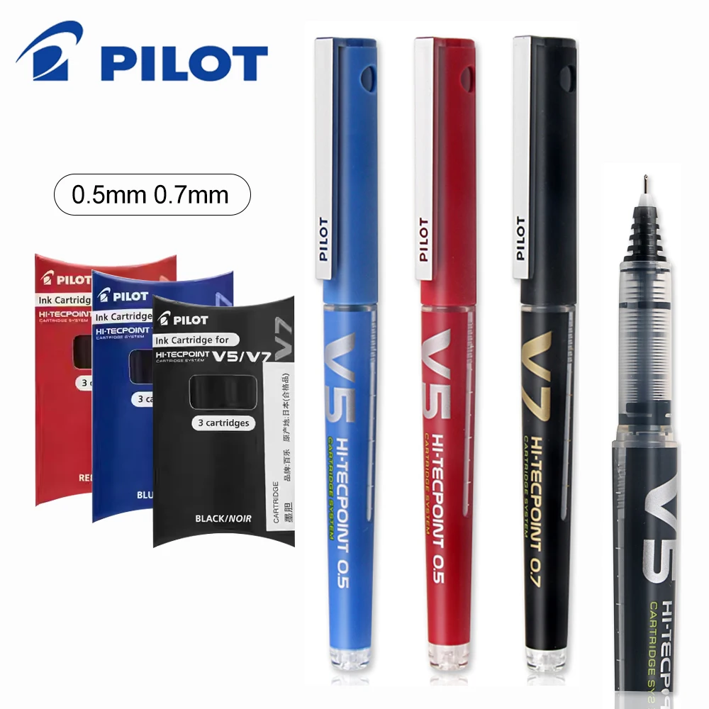 Pilot Pen V5 - Japão piloto v5/v7 gel caneta reta