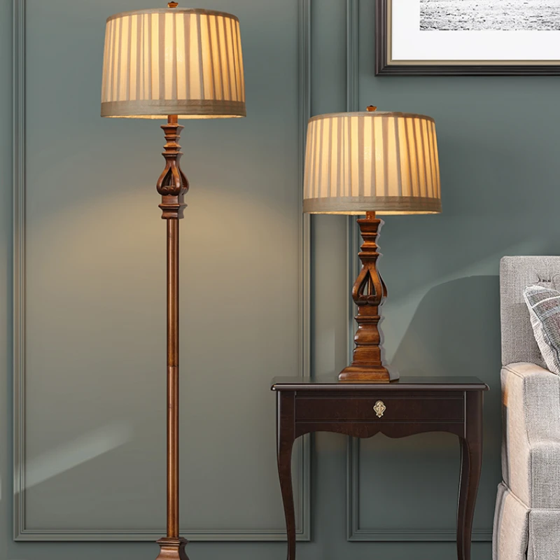 Resin Art Floor - Luminária de chão retrô vintage americana