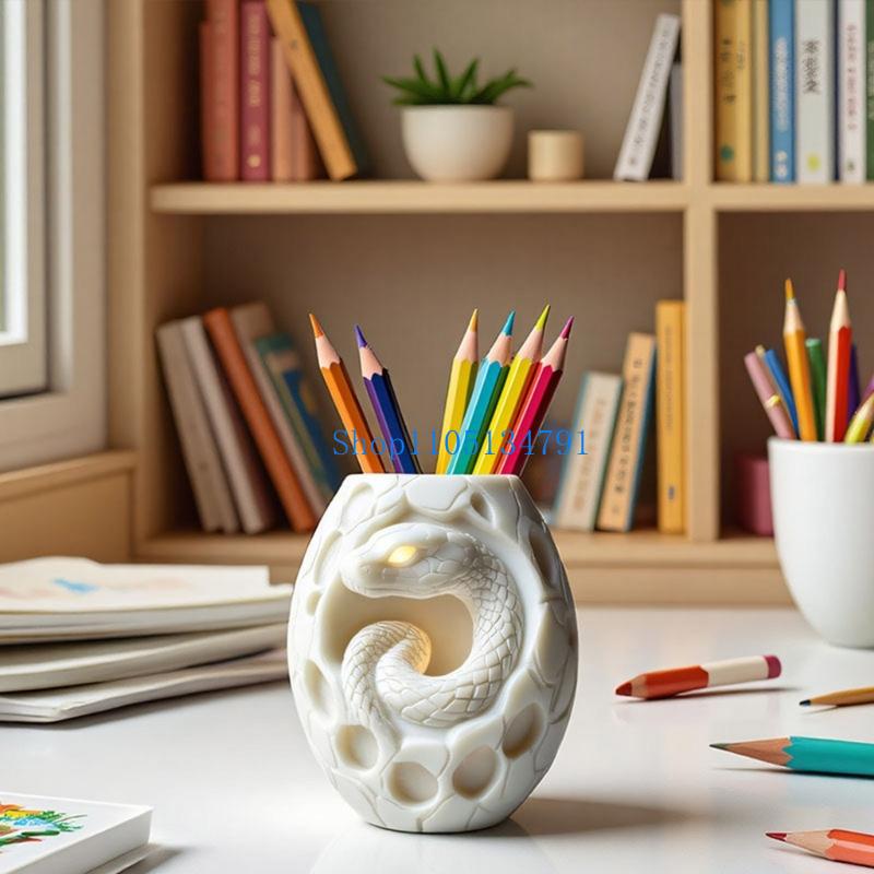Resin Art Unique Ideas - 98 Creative Snake Pattern Silicone Planter