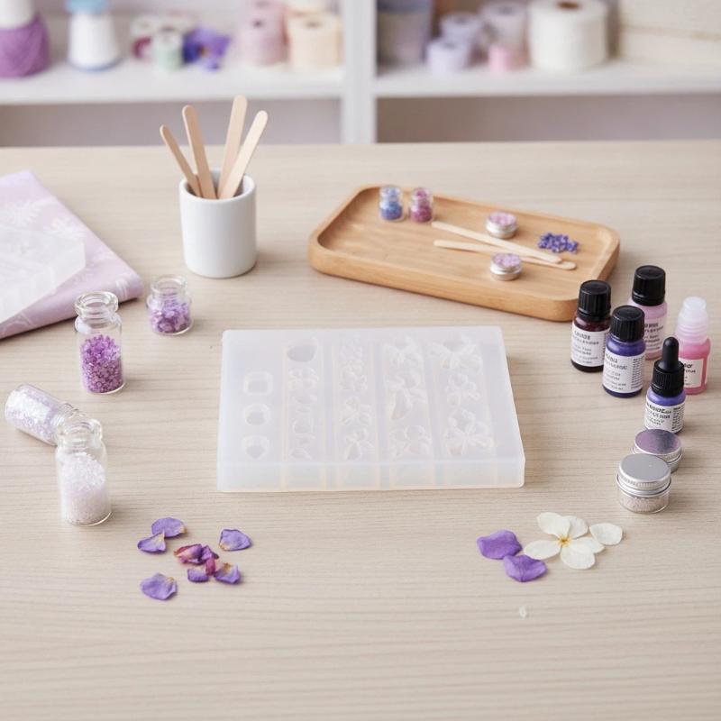 Molde de Silicone para Flores  - Resin Art Mold avaliação e preço