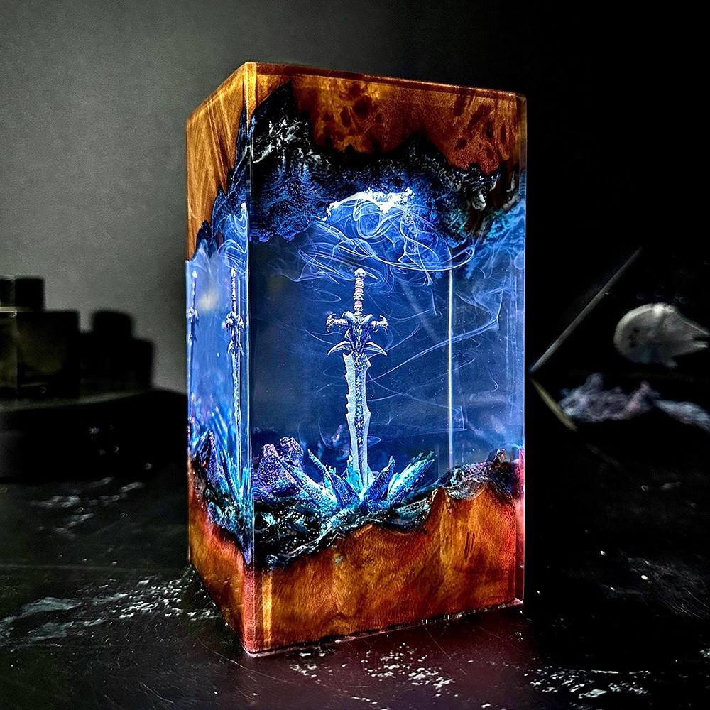 Série mágica de madeira maciça - Resin Art Design For Wedding avaliação e preço