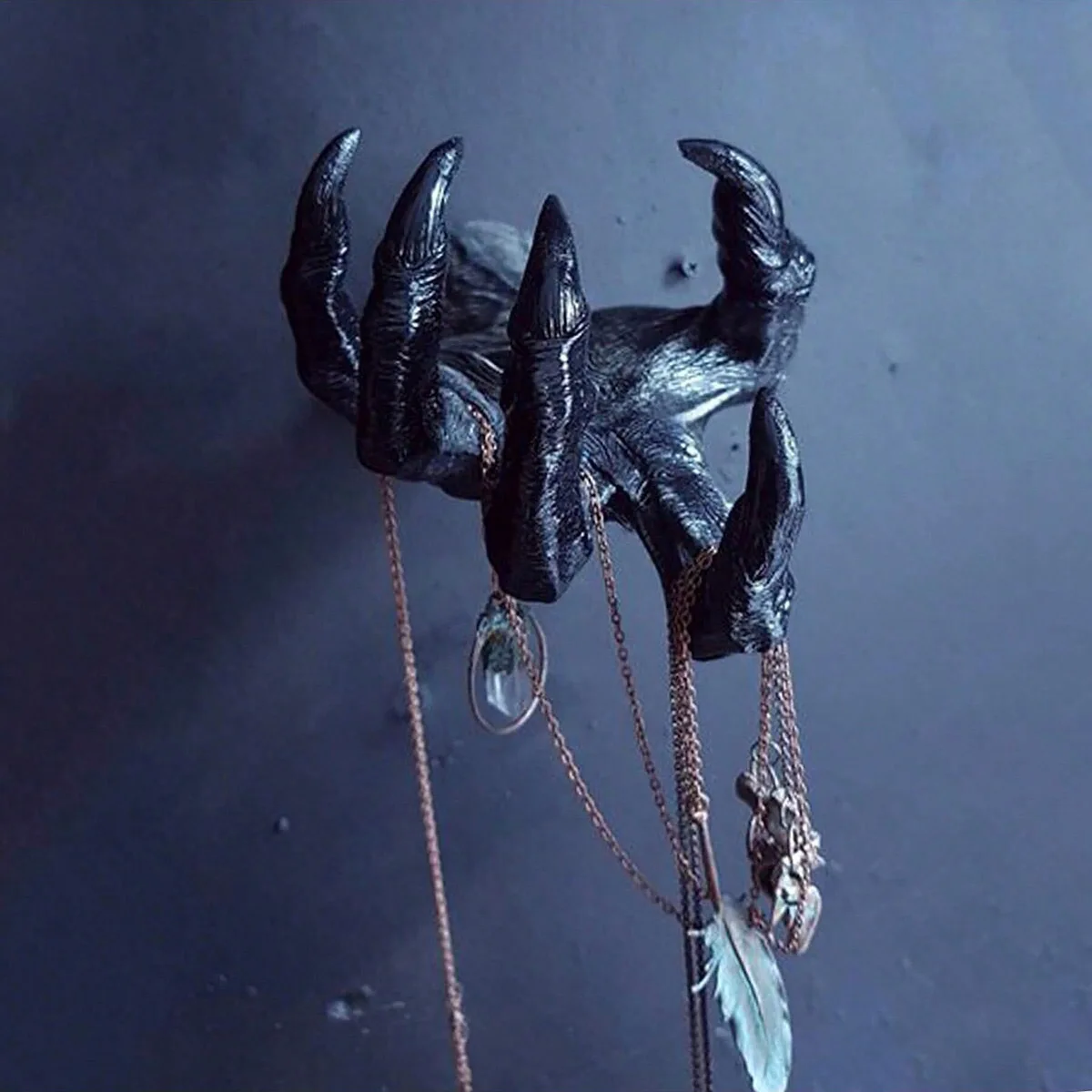 Halloween gótico bruxa mão est - Resin Art Sculptures avaliação e preço