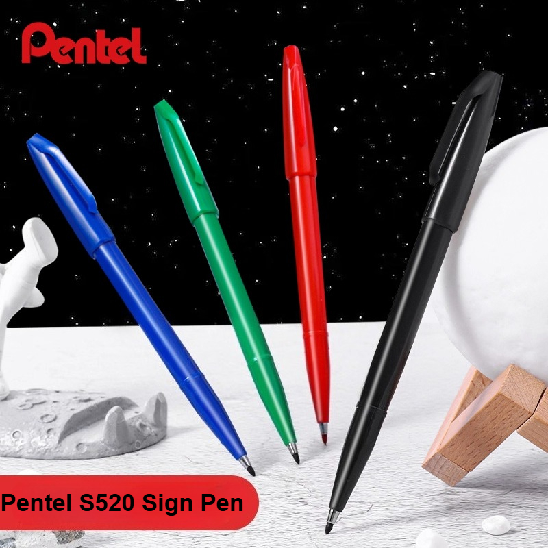 1/3/12pc pentel s520 sinal can - Pentel Pen Sign Pen avaliação e preço
