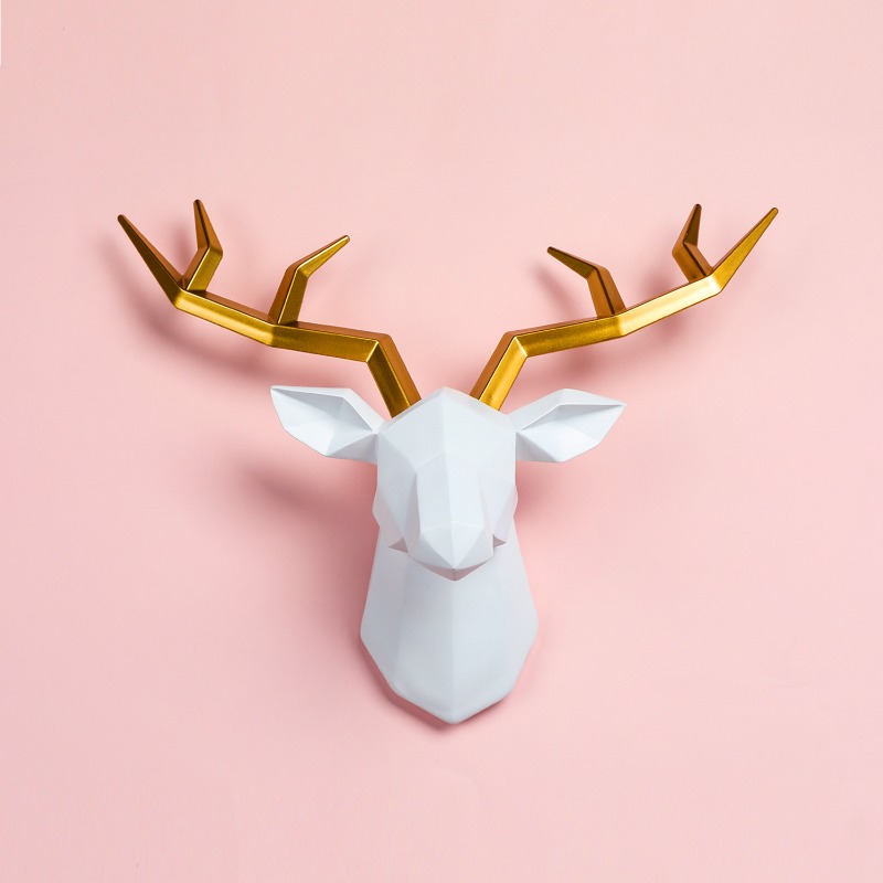 Escultura de Cabeça de Veado,  - Resin Art Sculptures avaliação e preço