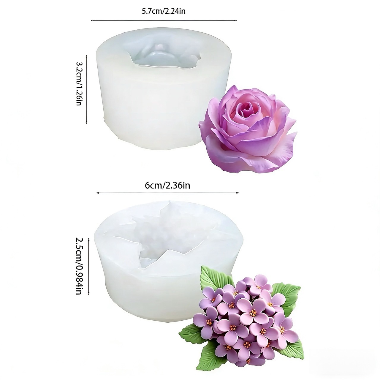 2 peças de moldes de silicone  - Resin Art Design For Wedding avaliação e preço