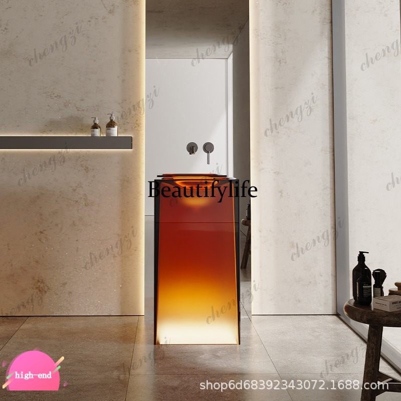 Lavatório de resina transparen - Resin Art Floor avaliação e preço