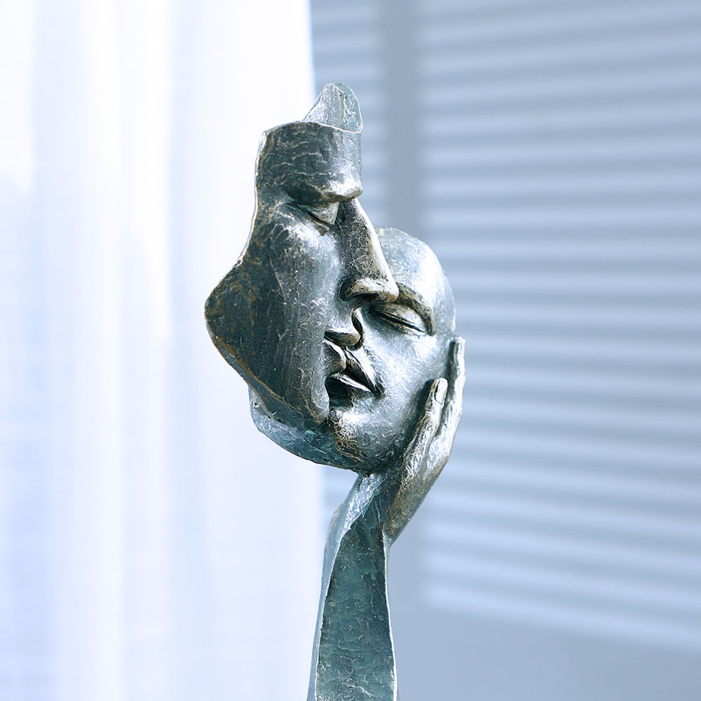 Escultura de máscara facial be - Resin Art Unique Ideas avaliação e preço